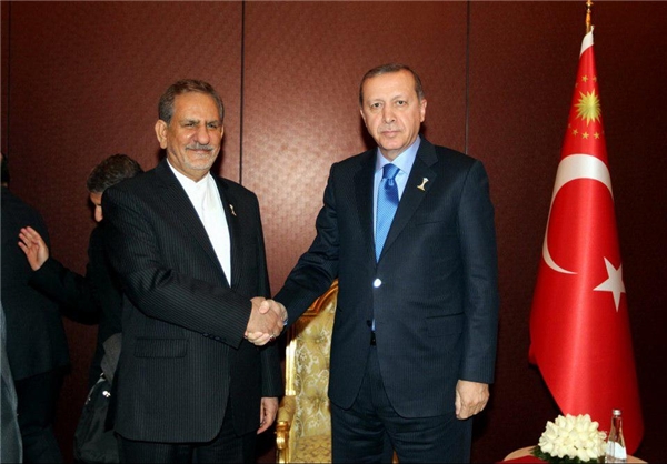 تصاویر/ دیدار جهانگیری و اردوغان