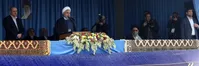 رئیس‌جمهور: به‎زودی دو ماهواره به فضا پرتاب می‌کنیم| آماده روابط دوستانه با یکی دو کشور منطقه هستیم| 7 هزار میلیارد تومان برای رفع فقر مطلق در 98 در نظر گرفته‌ایم| آمریکا و اذنابشان قادر نیستند ملت و رهبری را به زانو درآورند| 26 دی 57، روز فرار دیکتاتور از این سرزمین بود| امروز همه کاره کشور، ملت ایران است