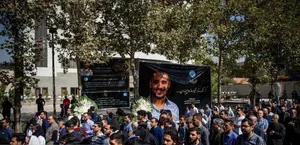 تصاویر/ مراسم تشییع پیکر دانشجوی فقید دانشگاه تهران