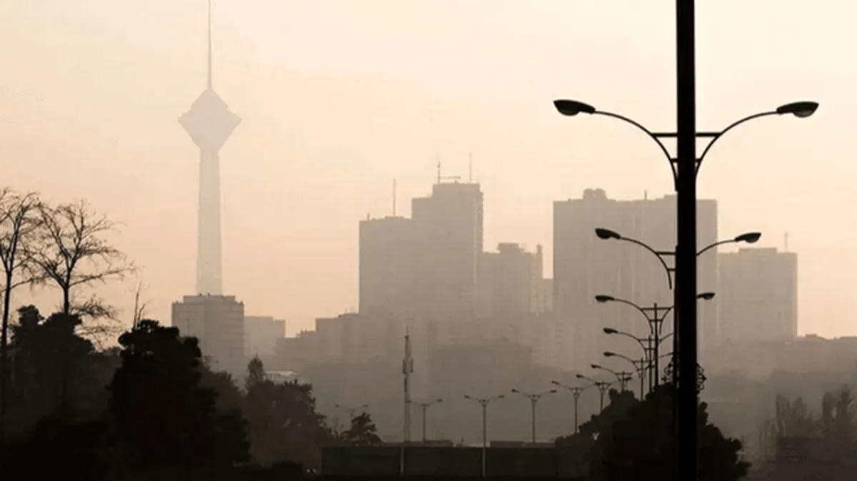هوای تهران نارنجی شد