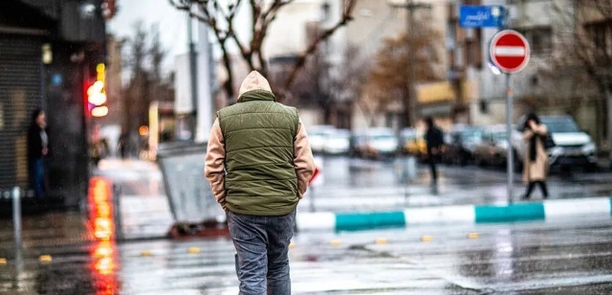 بارش باران و افزایش دما در تهران