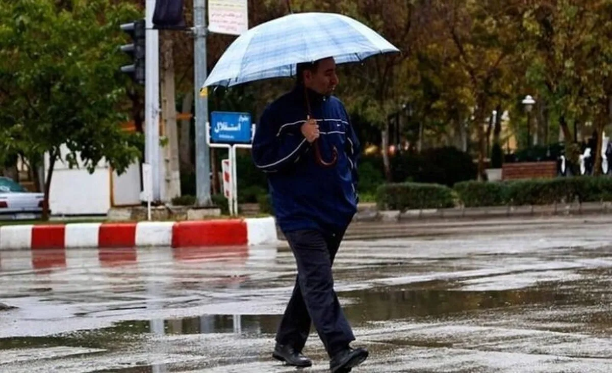 بارش باران همراه با رعد و برق زنجان را فرا می گیرد